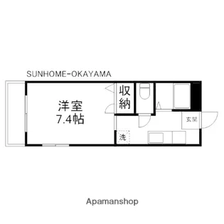 OKANOⅡ【2階】の間取り