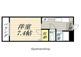 OKANOⅡ【3階】の間取り