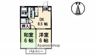 ヴィレッジ高島 A棟【2階】の間取り