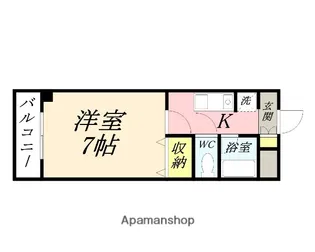 マローン新福【1階】の間取り