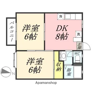 サン・ポート【2階】の間取り