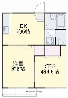 メゾン若草【2階】の間取り
