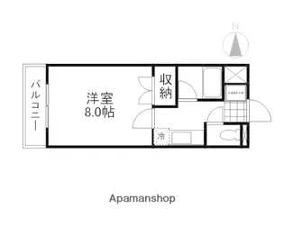 フィオーレK2【1階】の間取り