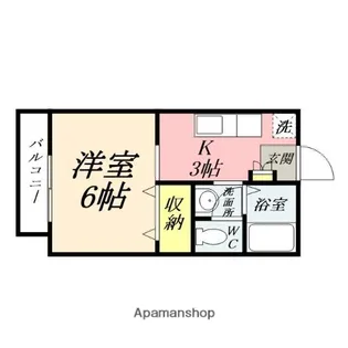 ジーニアス21【1階】の間取り