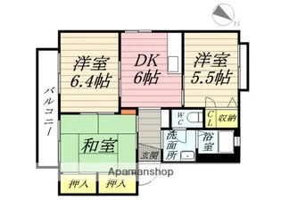 ノーブルハイツ A棟【2階】の間取り