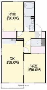 クリエFUJIWARA【205号室】の間取り