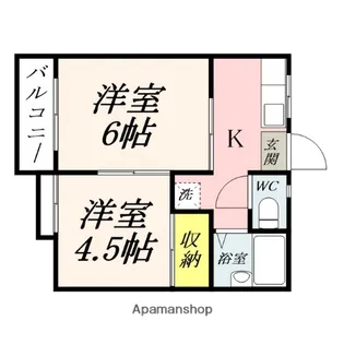 アネックスあゆみ(南棟)【1階】の間取り