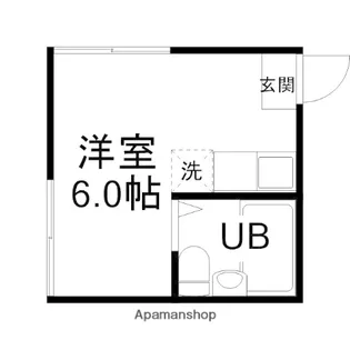 メゾン徳吉【202号室】の間取り
