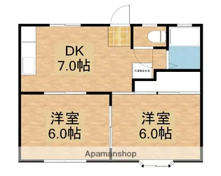 シャトル日和屋【1階】の間取り
