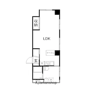 第二新和ビル【203号室】の間取り
