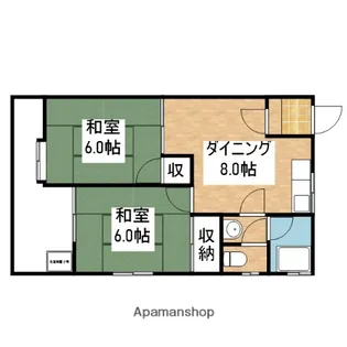 ルージー大森【101号室】の間取り