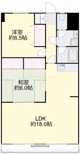 コスモハイツ関【8階】の間取り