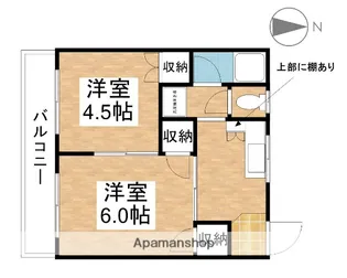 桂マンションⅠ【203号室】の間取り