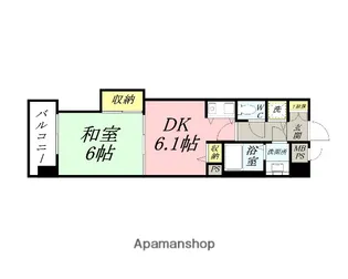 朝日プラザ岡山サウスフロント【211号室】の間取り