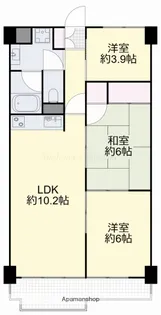 メゾン・ド岡文館【3階】の間取り