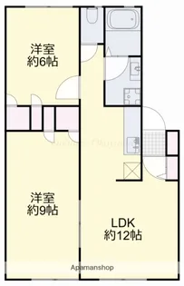 あみんA【2階】の間取り
