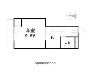サンコーポ医大【4階】の間取り