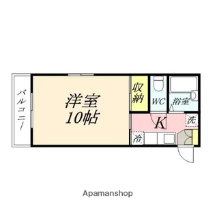 セントフォレスト下中野A【1階】の間取り