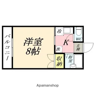 セントフォレスト下中野A【1階】の間取り