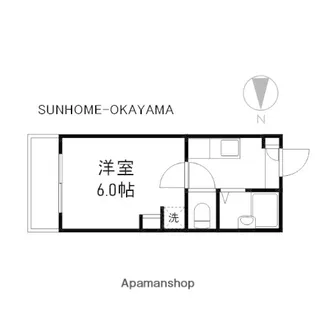 プレアール南方Ⅰ【203号室】の間取り