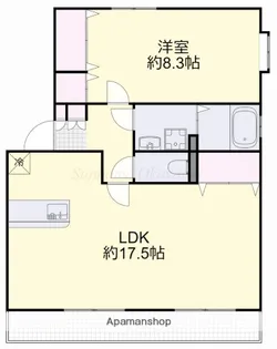 ロイヤルパレスⅡ【202号室】の間取り