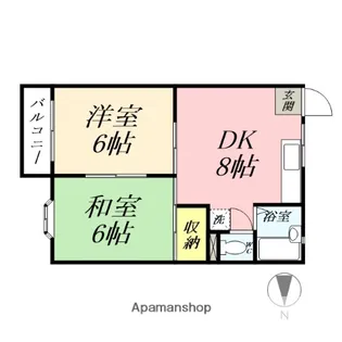 メゾン・ド・ルミネ【1階】の間取り