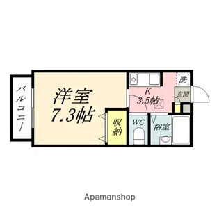 グラック【1階】の間取り