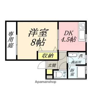 ポテトチップⅡ【1階】の間取り