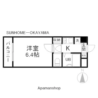 プレアール高島【3階】の間取り