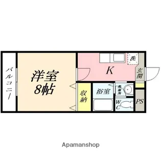 21マツケンビル【2階】の間取り