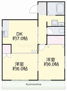 メゾンエスポアールC棟【113号室】の間取り
