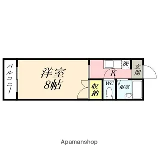 スカイアロー【1階】の間取り