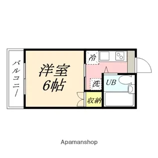 プレアール原尾島【306号室】の間取り