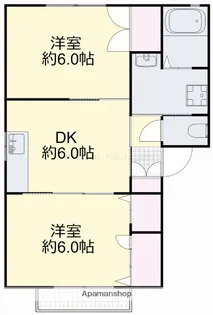 レーベン平井 A【2階】の間取り