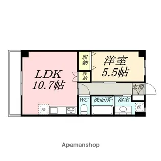 アドバンスM【4階】の間取り