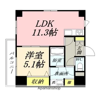 OWLSTYLE KANDACHO【6階】の間取り