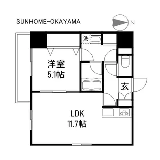 OWLSTYLE KANDACHO【6階】の間取り