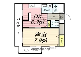ラフィーネ大供【3階】の間取り