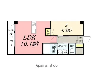 パティオ東古松【2階】の間取り