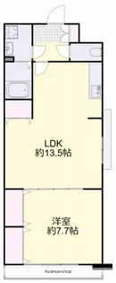 コニファープラザ新福【3階】の間取り