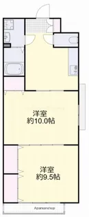 コニファープラザ新福【4階】の間取り