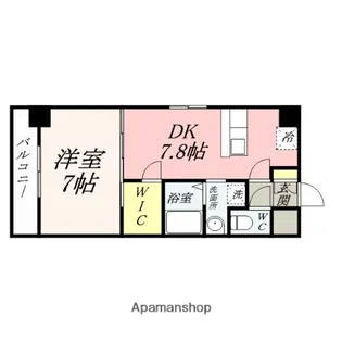 WILLDO岡山駅西口【201号室】の間取り