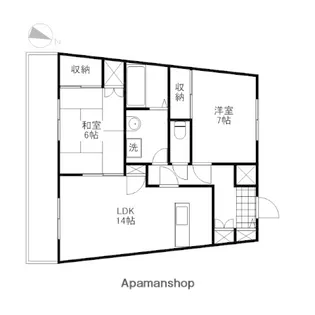 エクセルメゾン岡山【8階】の間取り