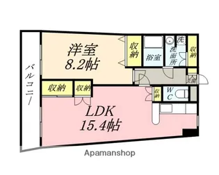 エクセルメゾン岡山【5階】の間取り
