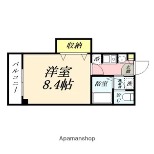アンブシュール京橋【4階】の間取り