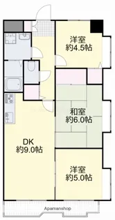 清水マンション【201号室】の間取り