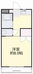 フローリッシュ神田Ⅱ【4階】の間取り