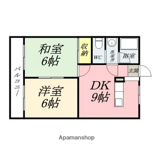 カサベルデ東山【303号室】の間取り