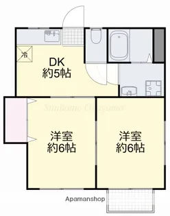 ライジング・サン【2階】の間取り