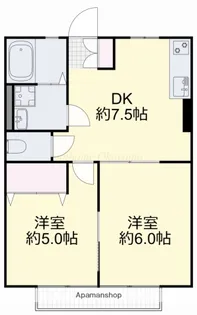 ロワジールⅤ【1階】の間取り